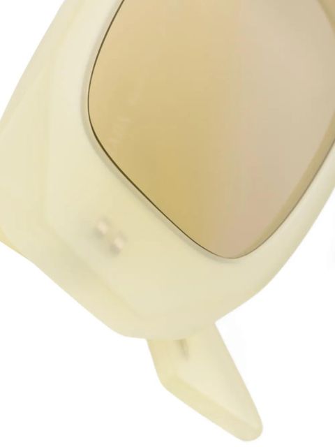 Prada Eyewear rectangular-frame sunglasses - Yellow