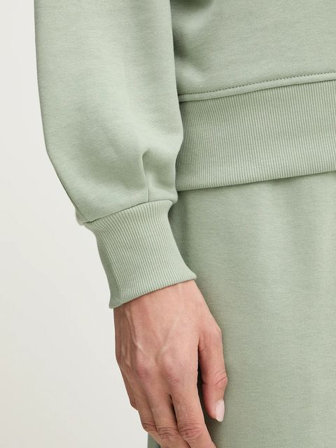 Silvian Heach bluza BASSIN damska kolor zielony z aplikacją GPA25113FE