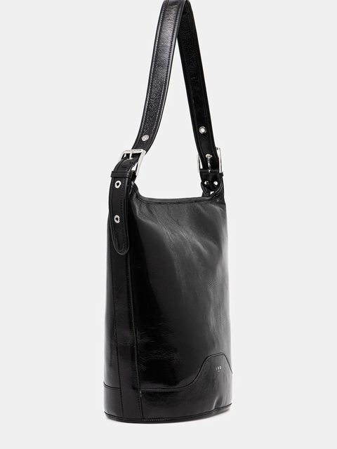 IRO torebka skórzana WM44ZYKECR kolor czarny ZYKECR - zdjęcie produktu nr 2