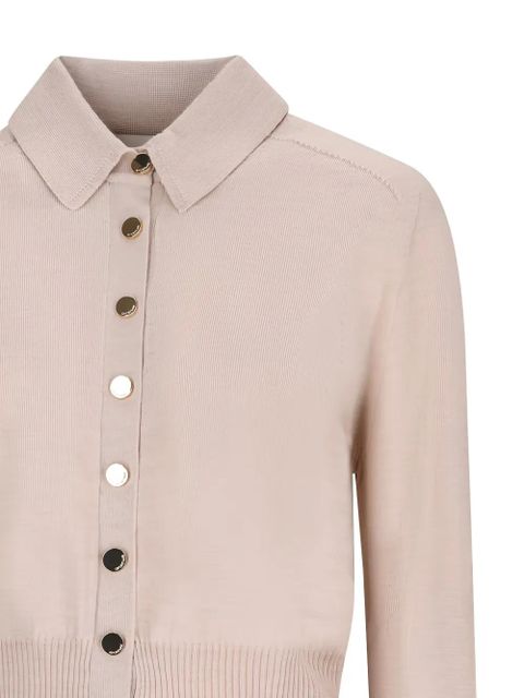 Sportmax collared button-front cardigan - Pink
