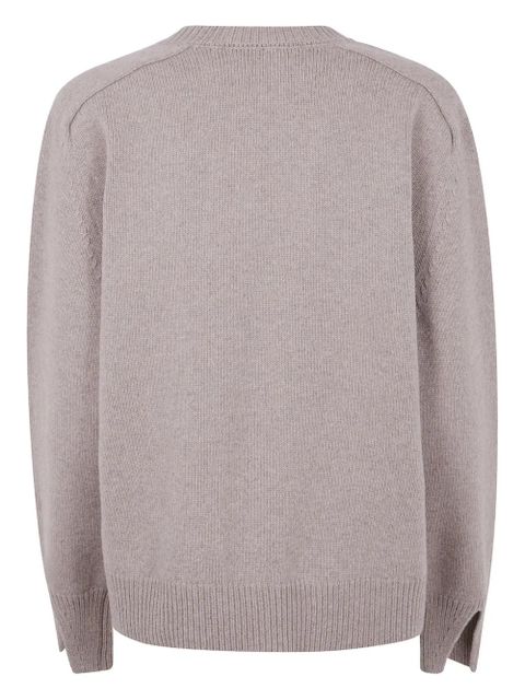 Róhe Sleeve Wrap wool jumper - Neutrals