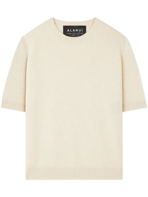 Alanui A Finest Knit ribbed T-shirt - Neutrals - zdjęcie produktu nr 1