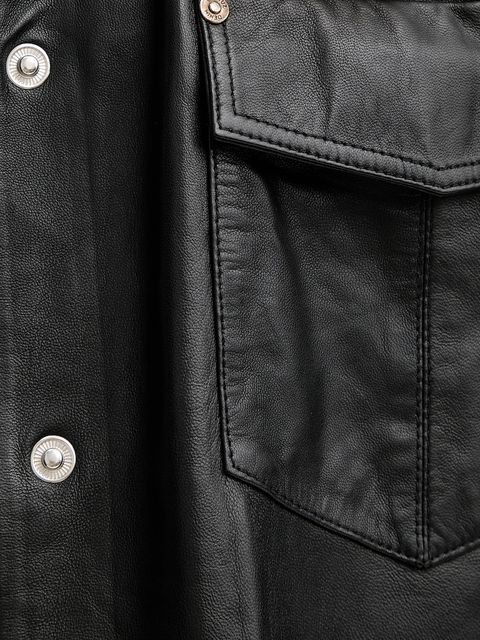 Gestuz koszula skórzana