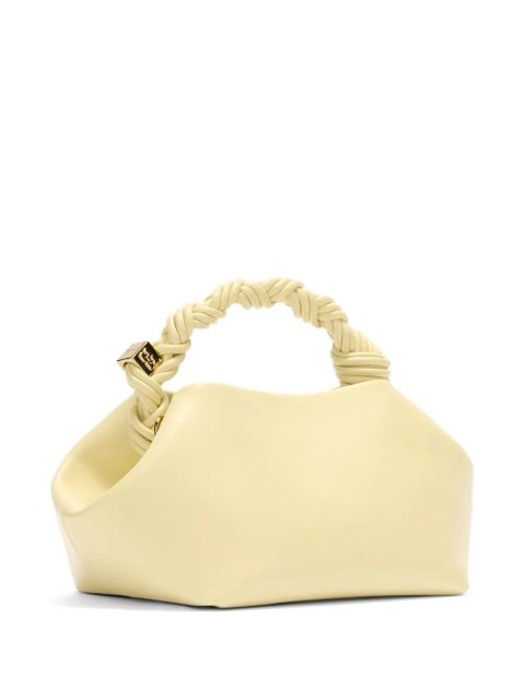 GANNI small braided-handle satchel bag - Yellow - zdjęcie produktu nr 2