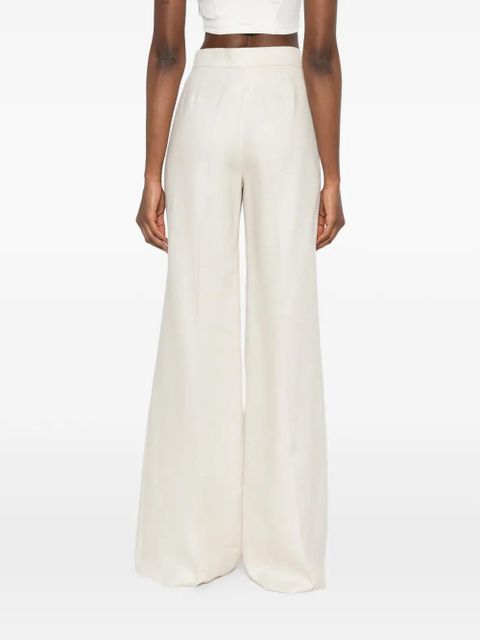 Max Mara Mxmbadesse pleated palazzo pants - Neutrals