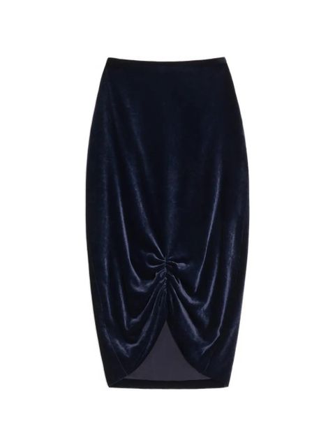Valentino Garavani velvet skirt - Blue - zdjęcie produktu nr 1