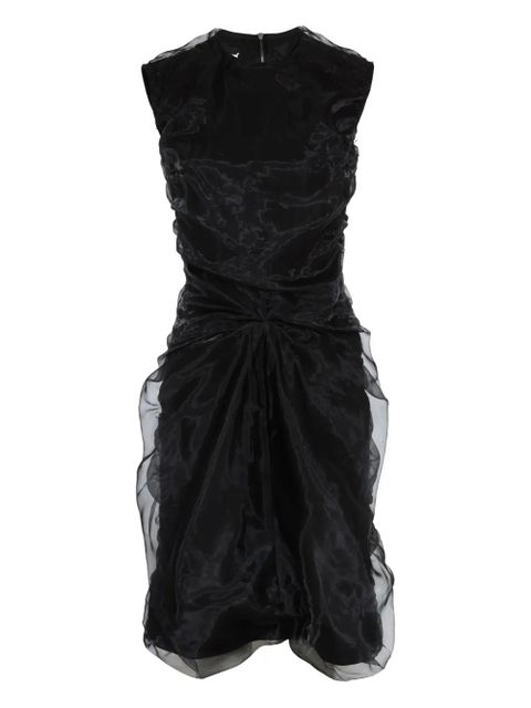 Maison Margiela sleeveless ruffled mini dress - Black - zdjęcie produktu nr 1