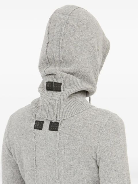MM6 Maison Margiela knitted balaclava - Grey