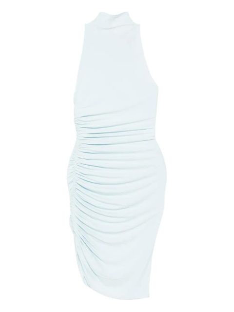 Jacquemus high-neck ruched dress - Blue - zdjęcie produktu nr 1