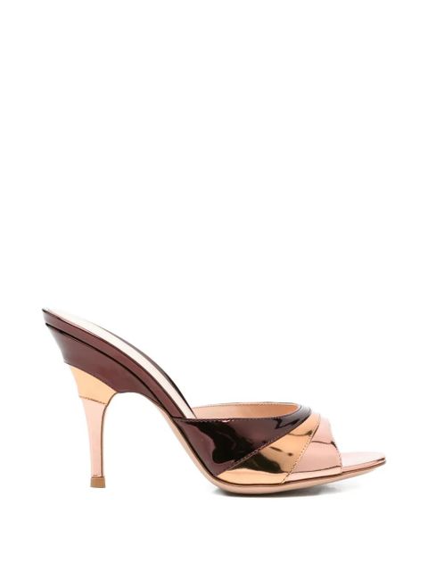 Gianvito Rossi Marea metallic sandals - Brown - zdjęcie produktu nr 1