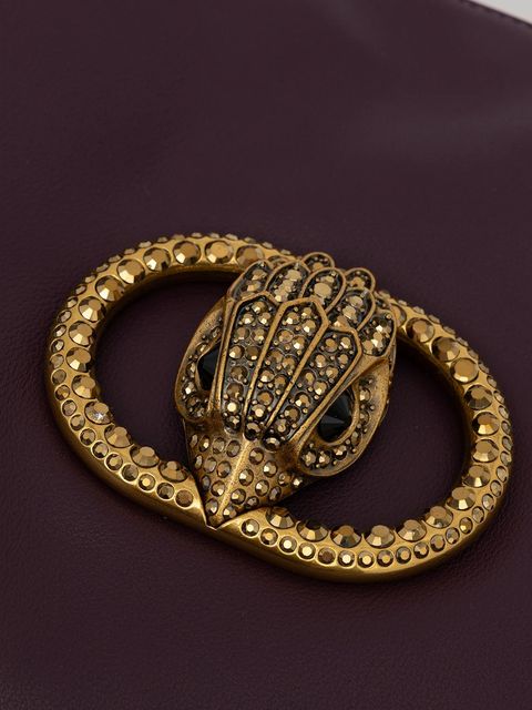 Kurt Geiger London torebka skórzana CHELSEA kolor fioletowy 4978890109