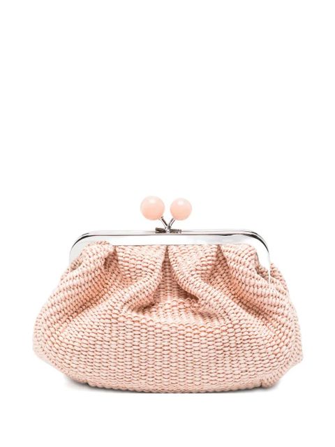 Weekend Max Mara Pasticcino woven clutch bag - Pink - zdjęcie produktu nr 1