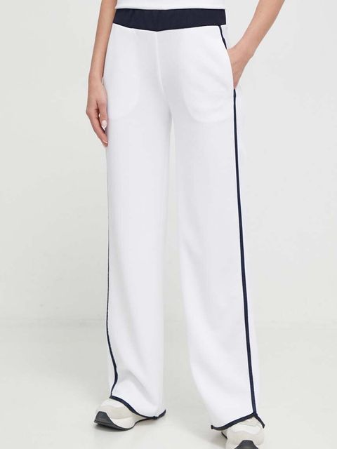 Guess spodnie dresowe MYLAH kolor biały gładkie V4GB02 KBFB2 - zdjęcie produktu nr 1