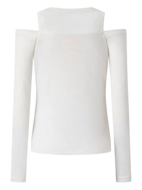 PINKO Guadalupe cold-shoulder sweater - White - zdjęcie produktu nr 2