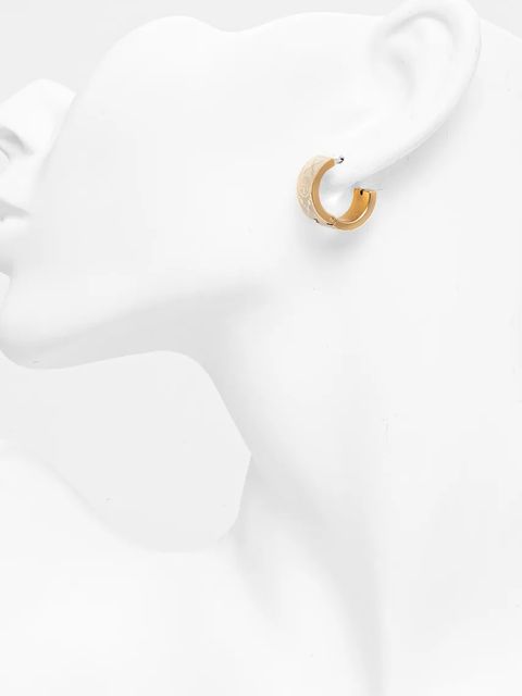 Tory Burch kolczyki Small T Monogram - zdjęcie produktu nr 2