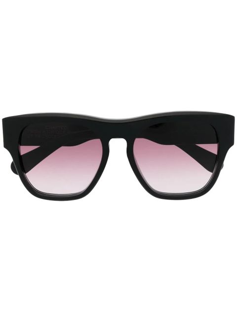 Chloé Eyewear polished square-frame sunglasses - Black - zdjęcie produktu nr 1