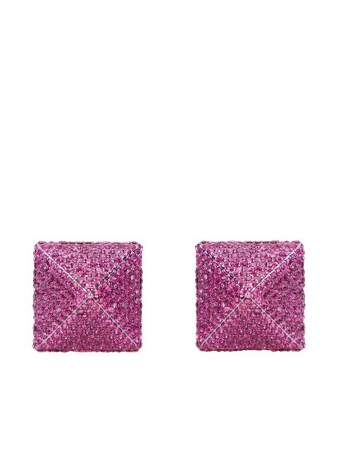 Valentino Garavani Rockstud earrings - Pink - zdjęcie produktu nr 1