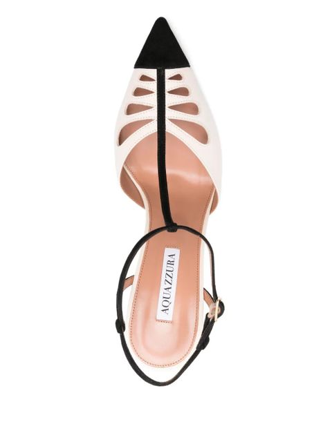 Aquazzura 105mm Camille pumps - Neutrals