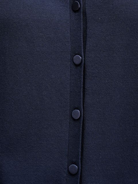 Sisley kardigan damski kolor granatowy lekki 17Q3M5203