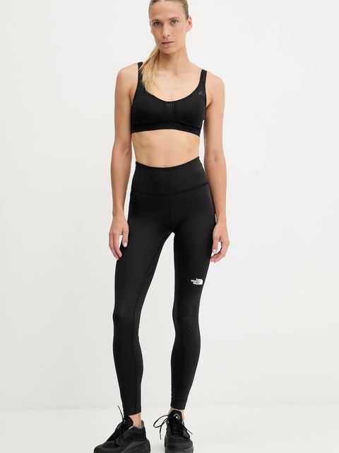 The North Face legginsy treningowe Flex 28IN damskie kolor czarny gładkie NF0A8EJBJK31