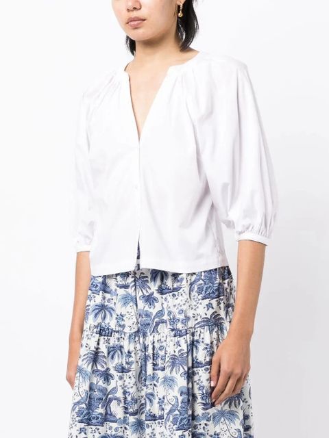 STAUD Dill button-up shirt - White