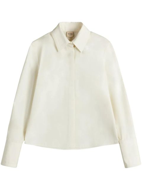 Tod's spread-collar poplin shirt - White - zdjęcie produktu nr 1