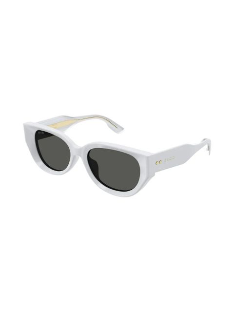 Gucci Eyewear logo-print sunglasses - Grey - zdjęcie produktu nr 2