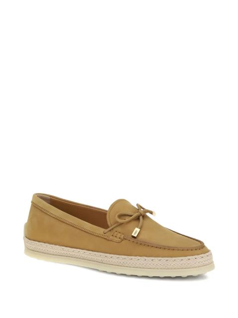 Tod's bow-detail round-toe loafers - Neutrals