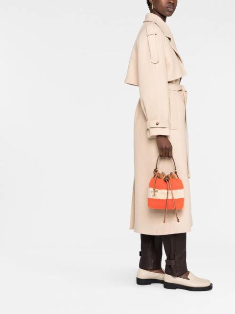 Tod's colour-block fleece bucket bag - Orange - zdjęcie produktu nr 2