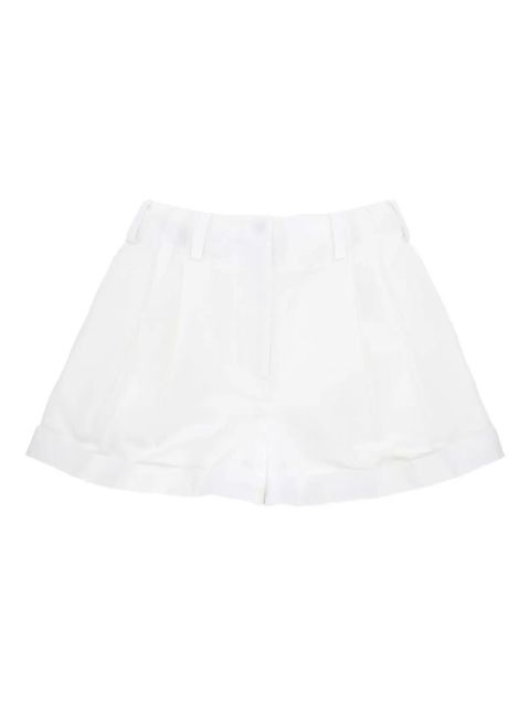 Givenchy pleated cotton shorts - White - zdjęcie produktu nr 1