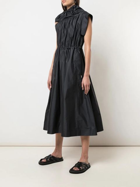 3.1 Phillip Lim cold shoulder parachute utility dress - Black