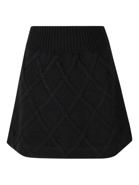 Jil Sander wool mini skirt - Black - zdjęcie produktu nr 1