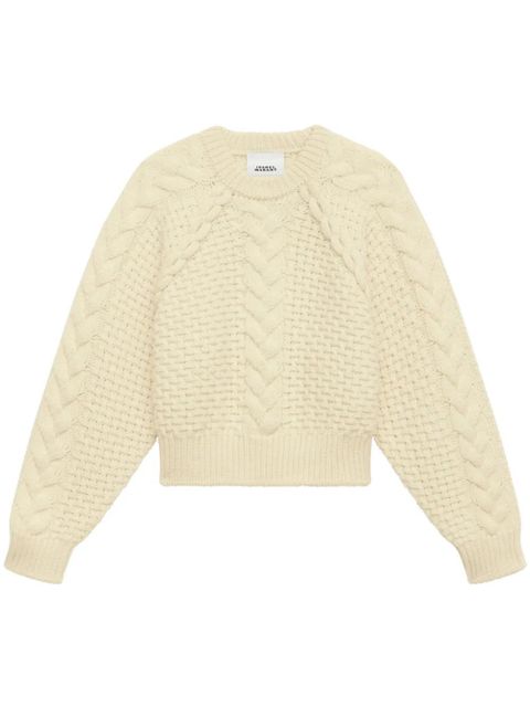 ISABEL MARANT Obrero chunky-knit jumper - Neutrals - zdjęcie produktu nr 1