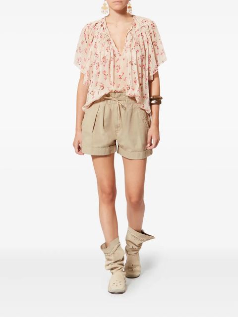 MARANT ÉTOILE Nirma drawstring shorts - Neutrals