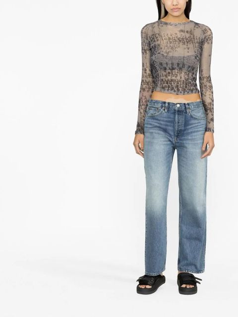 RE/DONE 90s Low Slung denim jeans - Blue - zdjęcie produktu nr 2