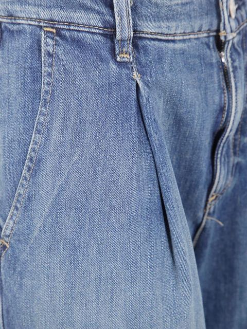 Lauren Ralph Lauren pleated wide-leg jeans - Blue