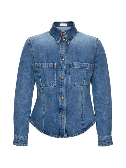Magda Butrym pocket denim shirt - Blue - zdjęcie produktu nr 1