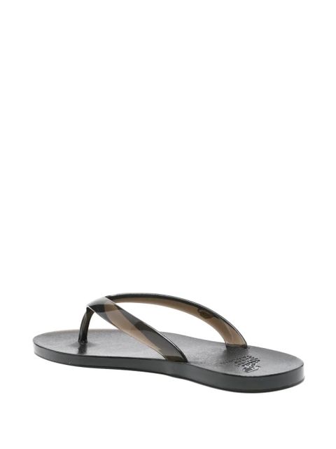 Ancient Greek Sandals translucent-design flip flops - Black - zdjęcie produktu nr 2