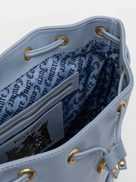 Juicy Couture plecak POPPY damski kolor niebieski duży gładki BEJYF8790WVP