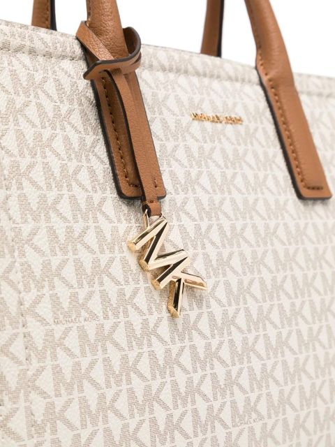 Michael Kors logo print tote bag - Brown