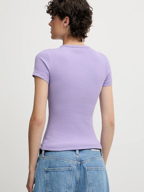 Tommy Jeans t-shirt damski kolor różowy DW0DW17881 - zdjęcie produktu nr 2