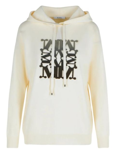 Max Mara logo-embellishment hoodie - Neutrals - zdjęcie produktu nr 1