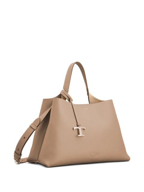 Tod's logo charm top handle tote bag - Neutrals - zdjęcie produktu nr 2