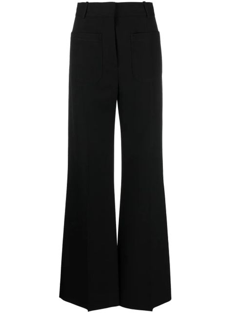 Victoria Beckham Alina flared tailored trousers - Black - zdjęcie produktu nr 1