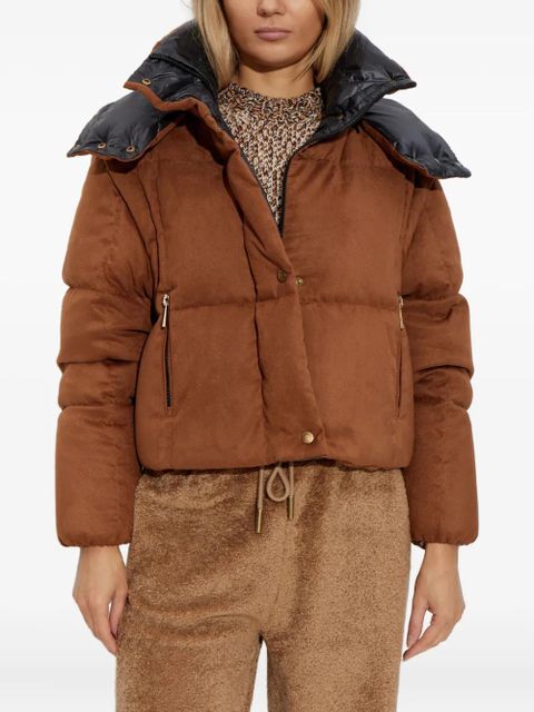 Moncler hooded puffer jacket - Brown - zdjęcie produktu nr 2