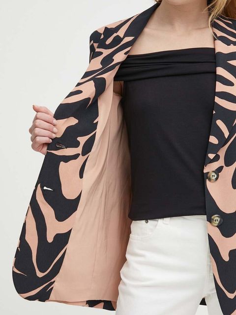 Sisley marynarka jednorzędowa wzorzysta