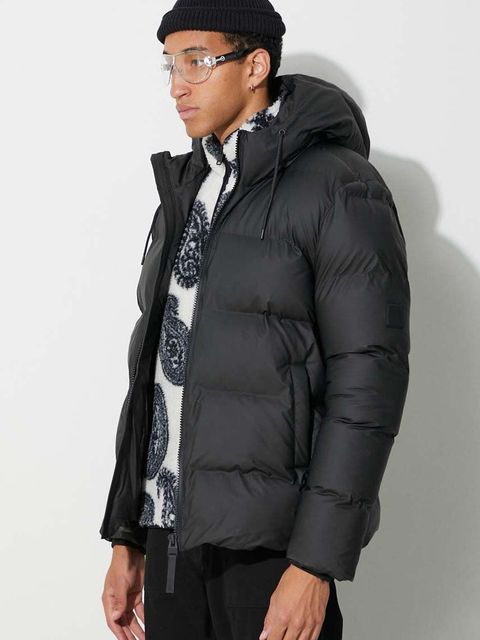 Rains kurtka 15120 Jackets kolor czarny zimowa