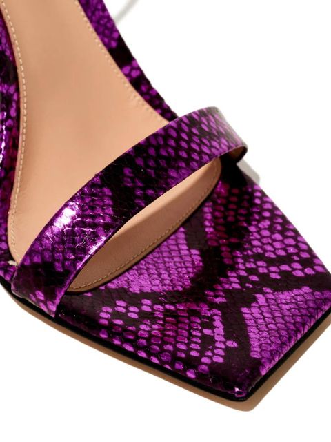 Gianvito Rossi 105mm Ribbon sandals - Purple