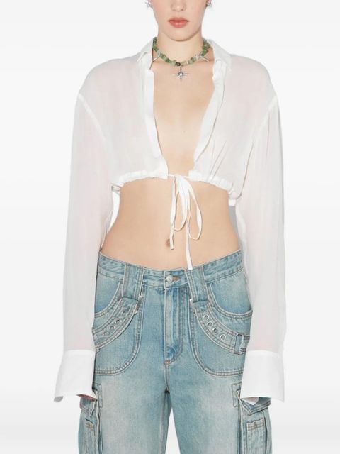 MISBHV Resort tied shirt - White - zdjęcie produktu nr 1