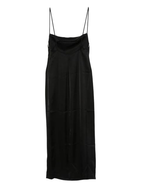 Paris Georgia Phoebe slip midi dress - Black